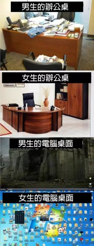 18張證明「男生女生不懂對方」的爆笑比對照片!