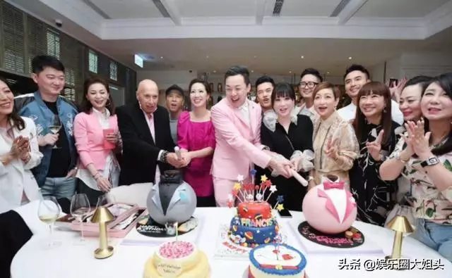 63歲呂良偉為小13歲嬌妻慶生,楊小娟打扮粉嫩卻比呂良偉還顯老