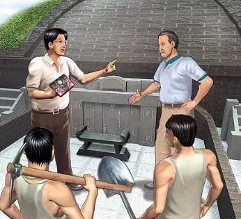 他請風水先生去他家墓地看風水,途中他說了「一句話」,風水先生說:「你家這風水不用看了」!