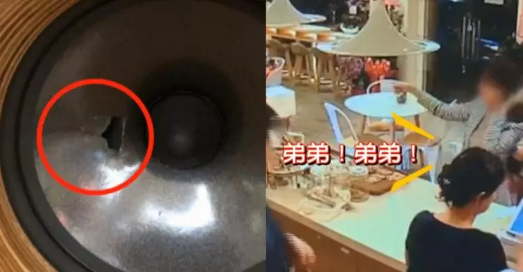 3歲兒「啵」捅爆90萬音響!監視畫面曝光..「媽媽死命硬抝」! 網揭穿她暗黑兵法: 吃相難看