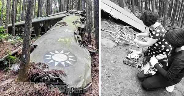 「我來看你了…」少校墜機沉睡深山40年 ,妻女淚崩首招魂!