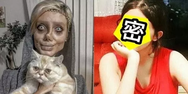 為變成安潔莉娜裘莉而「整形50次失敗的殭屍新娘」,竟被爆根本沒動刀!卸妝後本人根本是「仙女」!