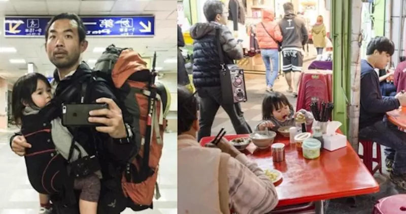 北京爸爸獨自帶2歲女兒到台灣旅行 才一踏進飯店就驚覺「老婆真的太偉大」!