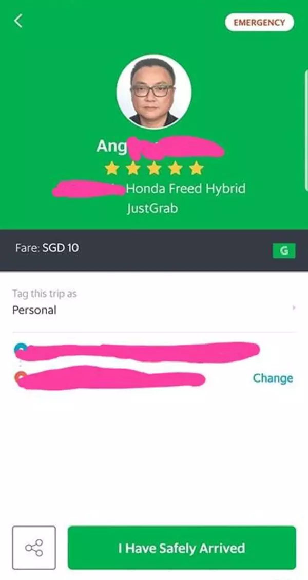 《好心人》獲知乘客兒子受傷 Grab司機免費載去醫院
