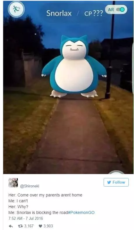 21則爆笑推特證明Pokemon GO就是世界末日的第一章。