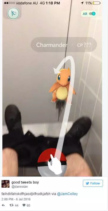 21則爆笑推特證明Pokemon GO就是世界末日的第一章。