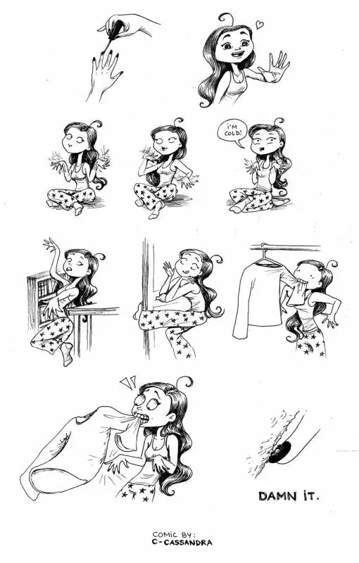 22張男生看完才知道該要疼惜女生的女孩每天生活的爆笑掙扎。