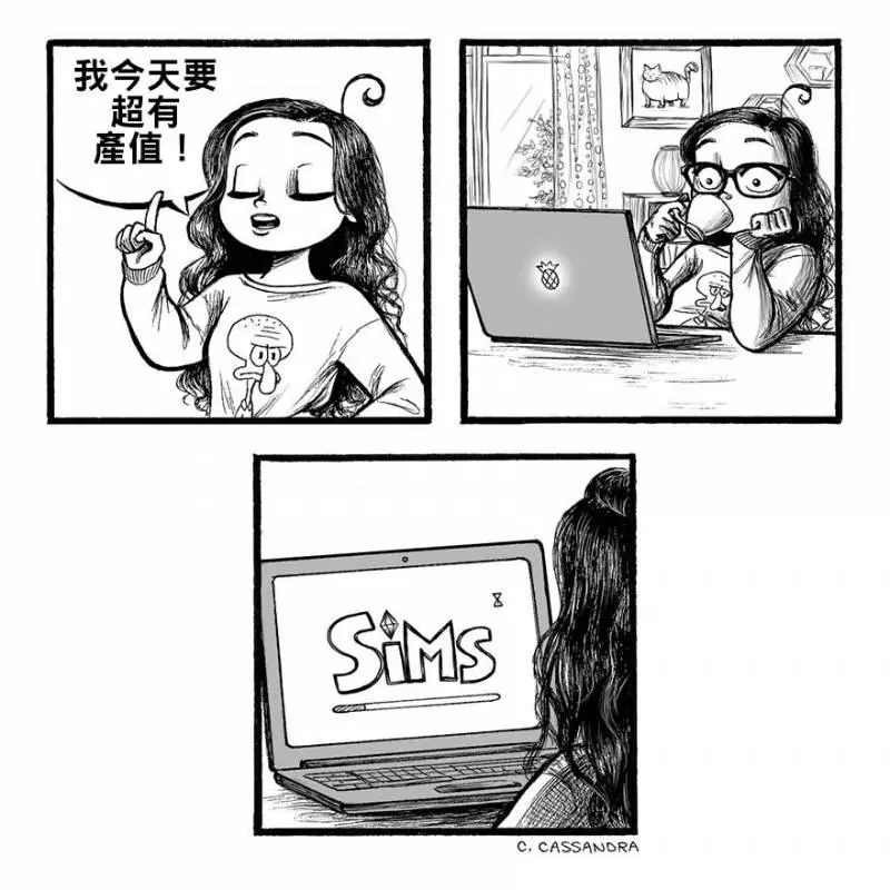 22張男生看完才知道該要疼惜女生的女孩每天生活的爆笑掙扎。