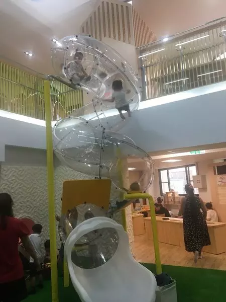 {台南新營}南瀛親子館,小孩兒放風的好所在