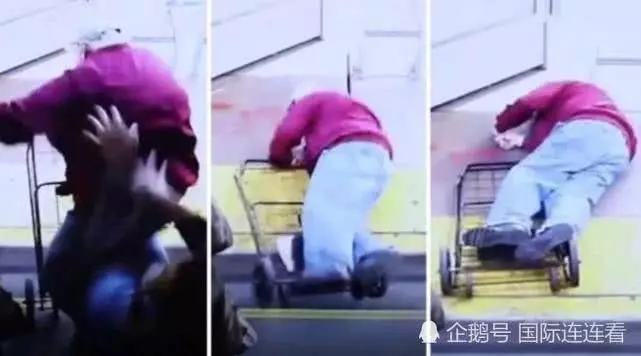 老人公交車上勸女乘客做人不要太壞,竟被推下車致...(組圖)