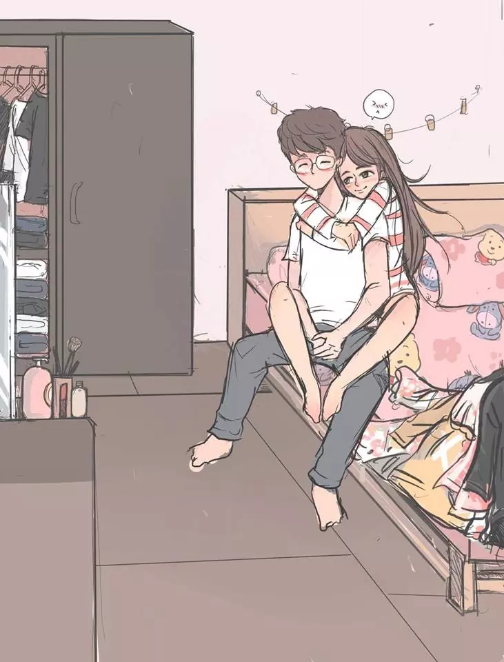 太暖了!她創作「男生VS女生起床差異」漫畫 最後一幕超有共鳴:戀愛過才會懂❤