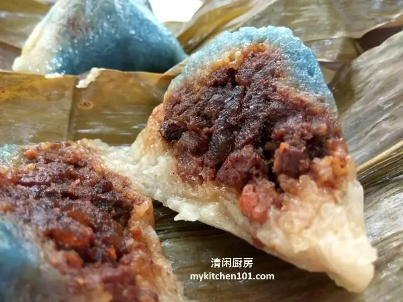 蘭花娘惹粽 和香辣叄巴蝦米(SAMBAL蝦米)鹹肉粽