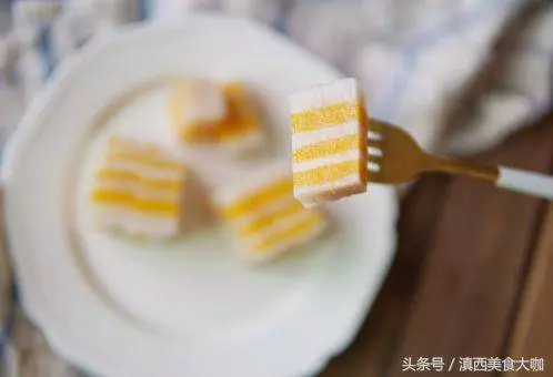 甜品-芒果千層糕,看著就很有食慾,好吃到沒朋友,快來試試吧!