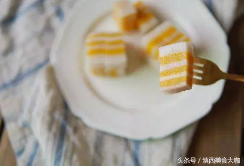 甜品-芒果千層糕,看著就很有食慾,好吃到沒朋友,快來試試吧!