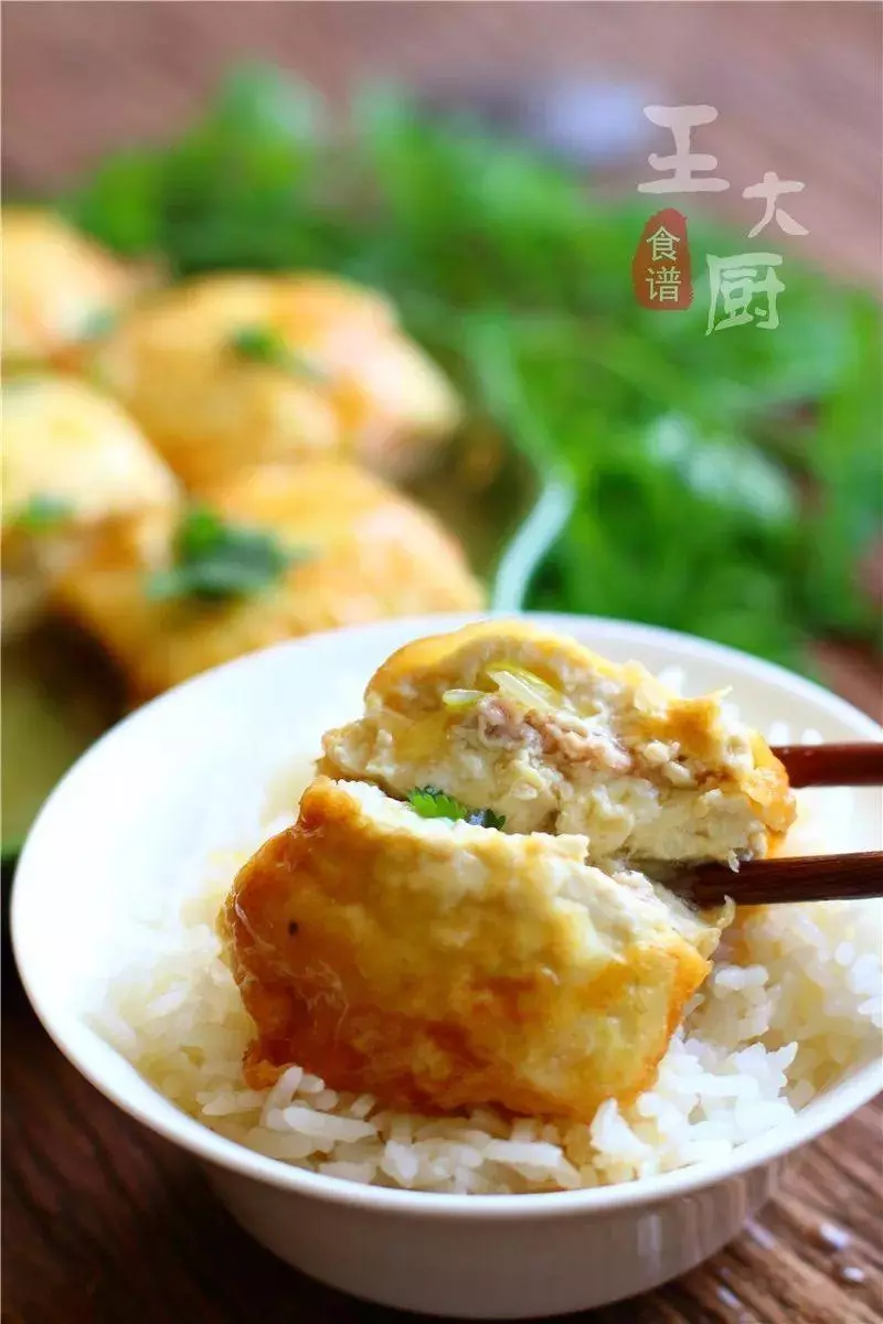 比肉還好吃的煎釀豆腐 -