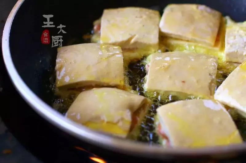 比肉還好吃的煎釀豆腐 -