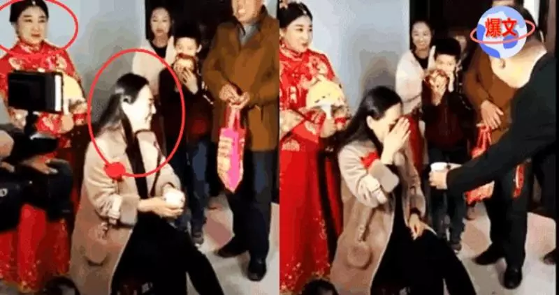丈母娘比新娘還漂亮, 新郎樂的合不攏嘴, 網友: 你娶的是新娘還是丈母娘?