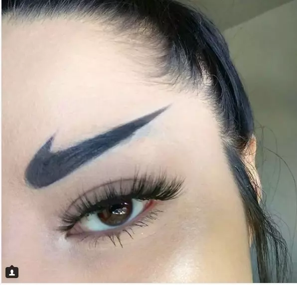 國外的「光環眉毛」爆紅!美妝主分享9款必備潮眉 「心型眉+NIKE眉」超扯但你會愛上