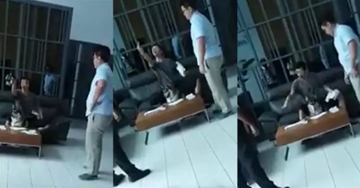 華裔男子帶狗進公寓被阻,對保安狂爆粗口還比中指!網友:狗都沒吠,他卻一直亂叫