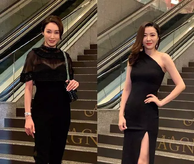 郭可盈與弟媳熊黛林同場鬥豔:一個幹練利落,一個風情萬種!