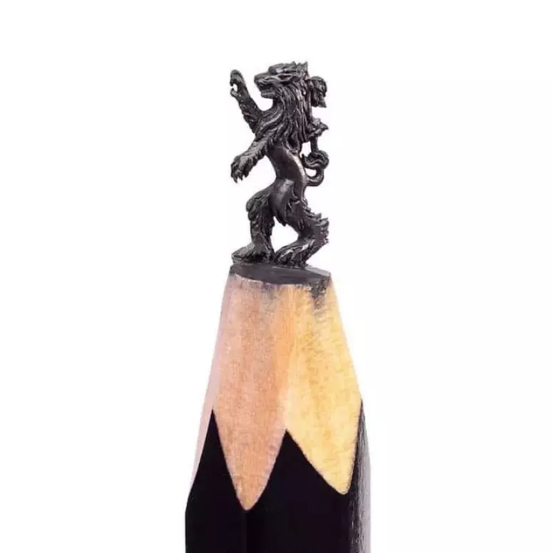 鉛筆尖上有整部《權力遊戲》 神級雕刻家完美還原…看到鐵王座直接跪了