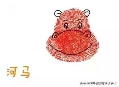 創意指印畫、手掌畫,變出一個動物樂園