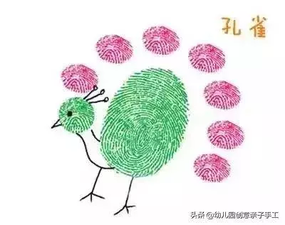 創意指印畫、手掌畫,變出一個動物樂園