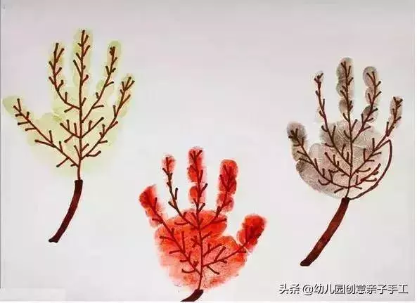 創意指印畫、手掌畫,變出一個動物樂園