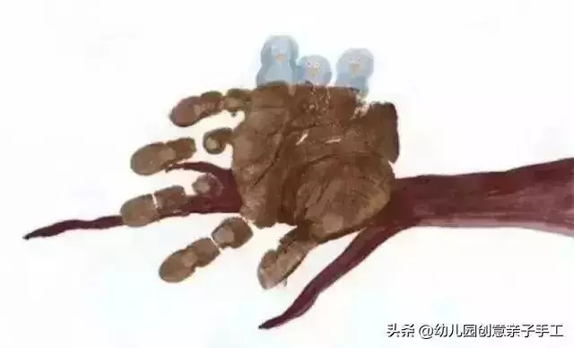 創意指印畫、手掌畫,變出一個動物樂園