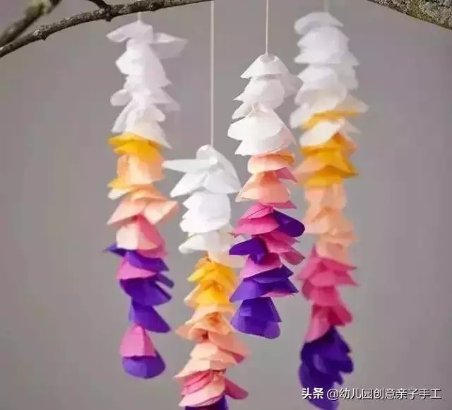 皺紋紙創意手工,讓幼兒園散發更多美