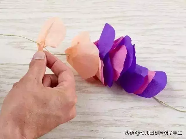 皺紋紙創意手工,讓幼兒園散發更多美