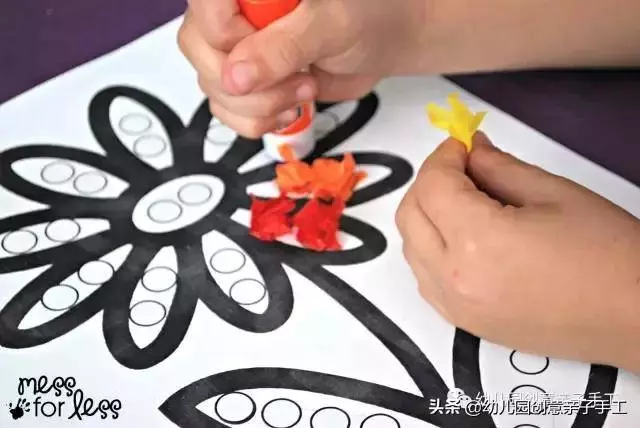 皺紋紙創意手工,讓幼兒園散發更多美