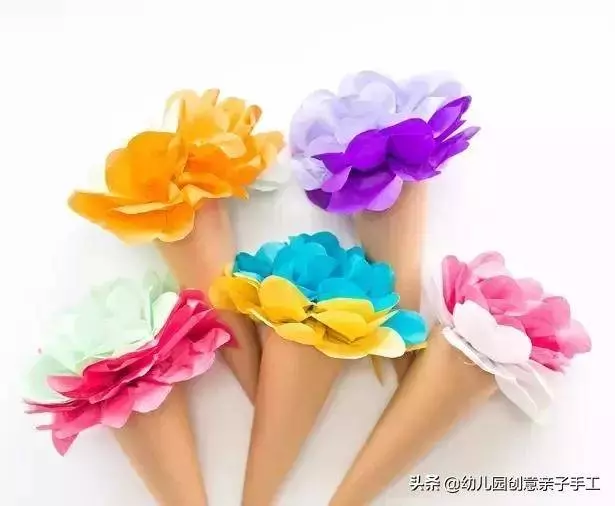 皺紋紙創意手工,讓幼兒園散發更多美
