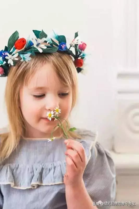 皺紋紙創意手工,讓幼兒園散發更多美
