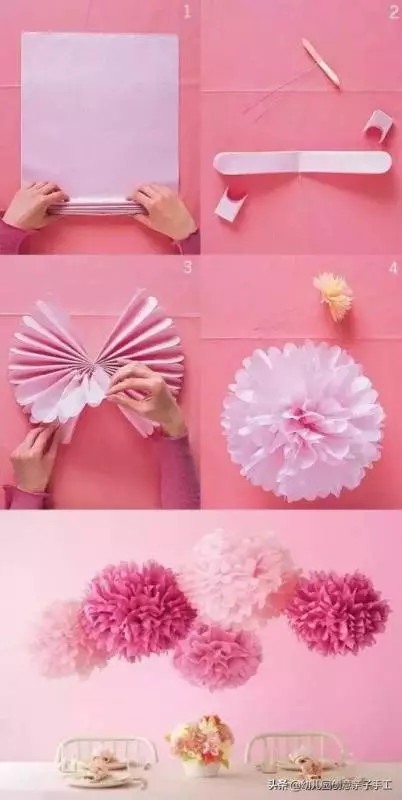 皺紋紙創意手工,讓幼兒園散發更多美
