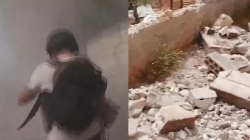 畫面曝光!報導途中遭砲彈猛襲 戰地記者躲廢墟狂奔