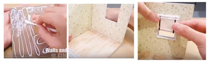 她買了一個「小貓日記」主題玩偶小屋動手DIY 最後做出來的作品療癒度100%