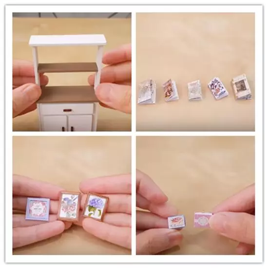 她買了一個「小貓日記」主題玩偶小屋動手DIY 最後做出來的作品療癒度100%