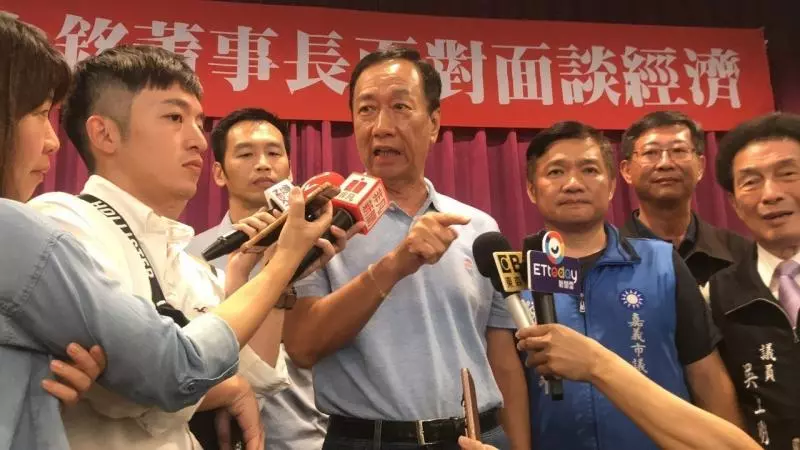 郭台銘網路聲量快速攀升 郭:我有信心攀到第一