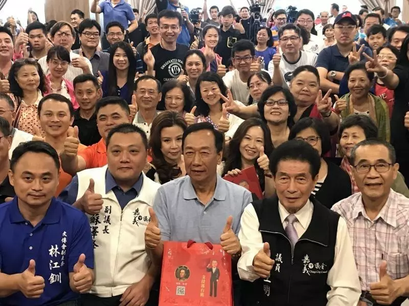郭台銘網路聲量快速攀升 郭:我有信心攀到第一