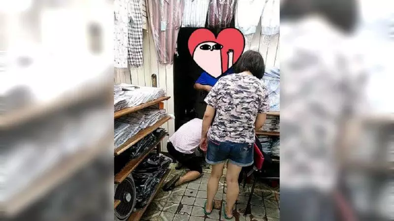 即將收攤…西服店老闆「跪地量褲長」 網淚:鄉下人情味