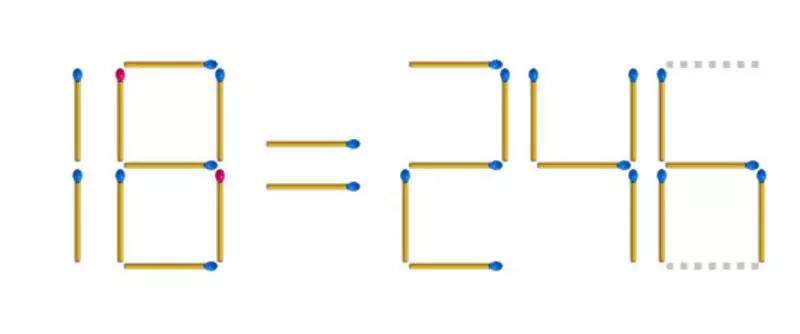 「9+5=2」移動一根火柴使它成立 小學題難倒網友