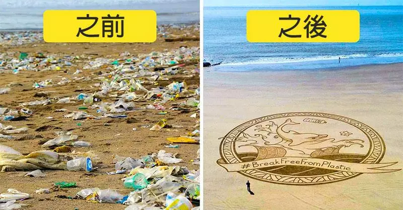 70歲老奶奶花一年「為52個海灘改頭換面」!修復「前後對比」讓網爆淚:地球還有救