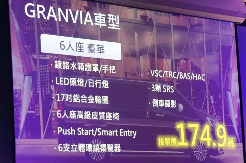 福斯T6注意了!TOYOTA Granvia六人座/九人座正式發表