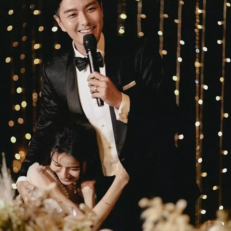 【sweet到出框!】黃翠如蕭正楠更多「婚禮花絮照」流出!新娘粉裸色禮服美到不要不要~