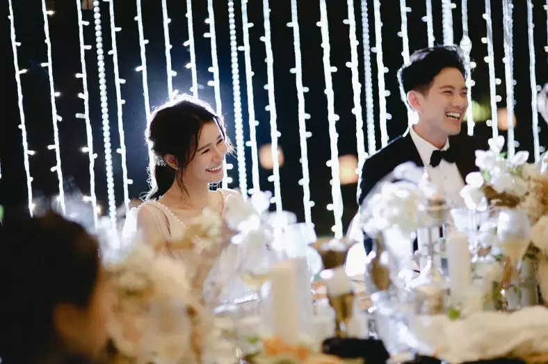 【sweet到出框!】黃翠如蕭正楠更多「婚禮花絮照」流出!新娘粉裸色禮服美到不要不要~