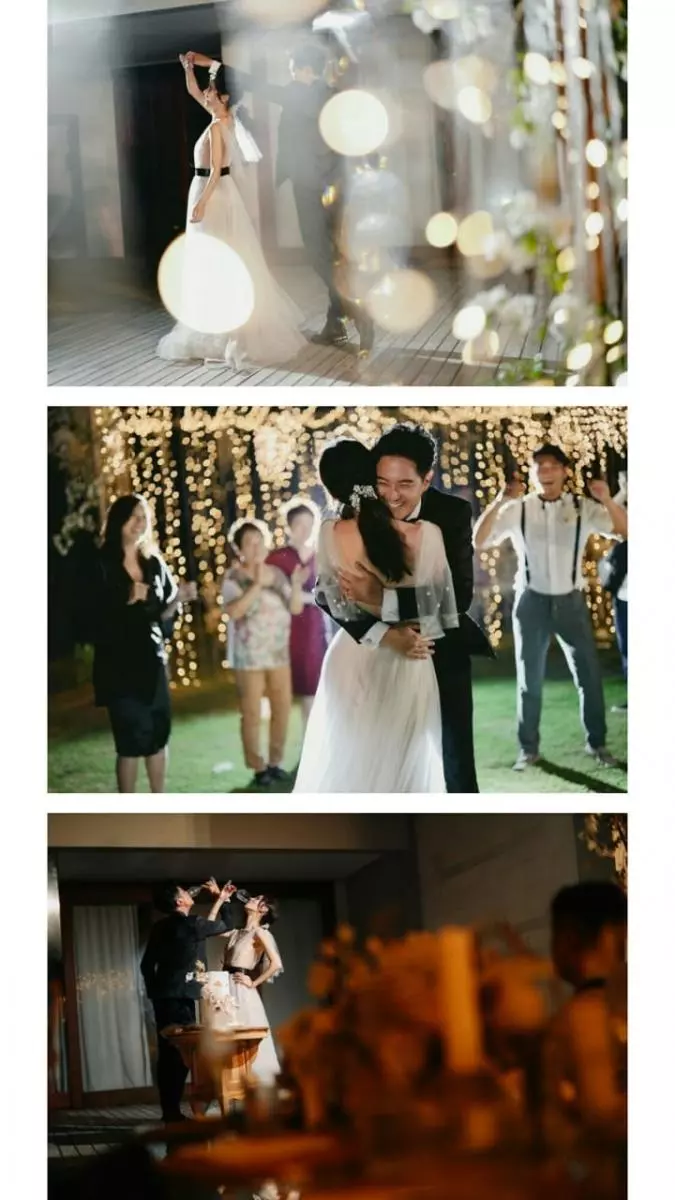 【sweet到出框!】黃翠如蕭正楠更多「婚禮花絮照」流出!新娘粉裸色禮服美到不要不要~