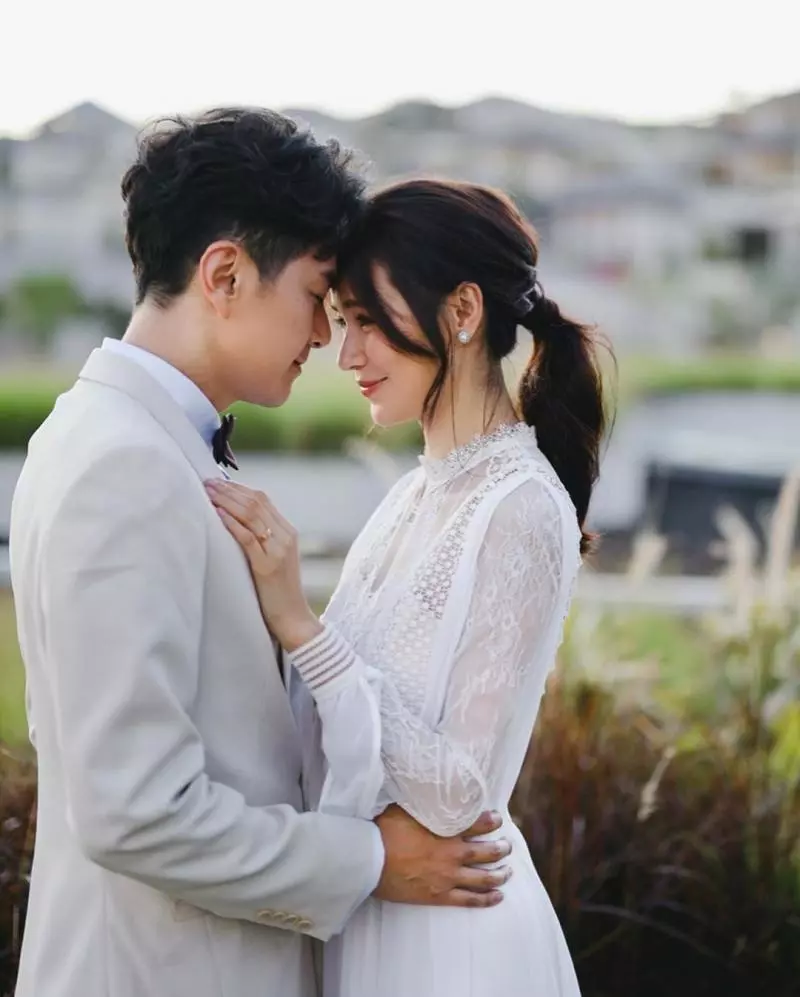 【sweet到出框!】黃翠如蕭正楠更多「婚禮花絮照」流出!新娘粉裸色禮服美到不要不要~