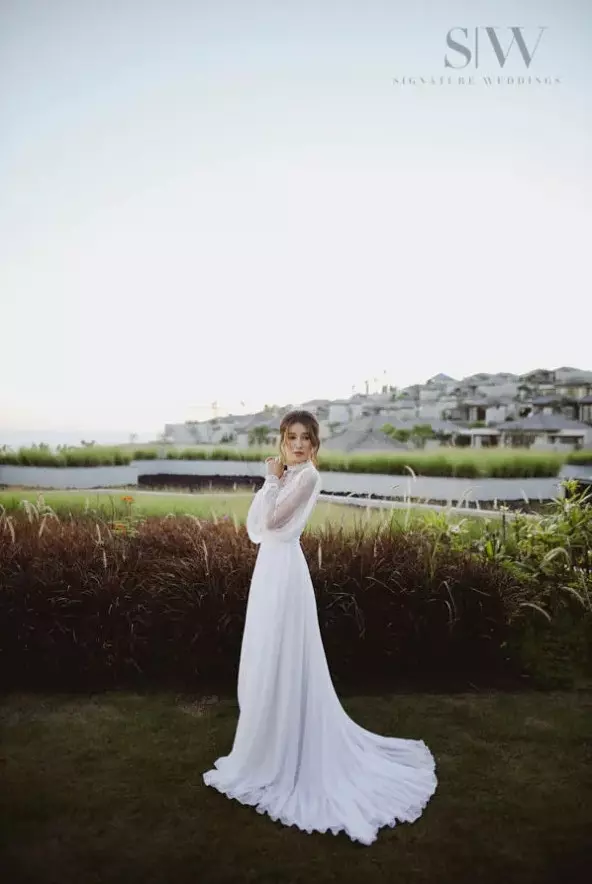 【sweet到出框!】黃翠如蕭正楠更多「婚禮花絮照」流出!新娘粉裸色禮服美到不要不要~
