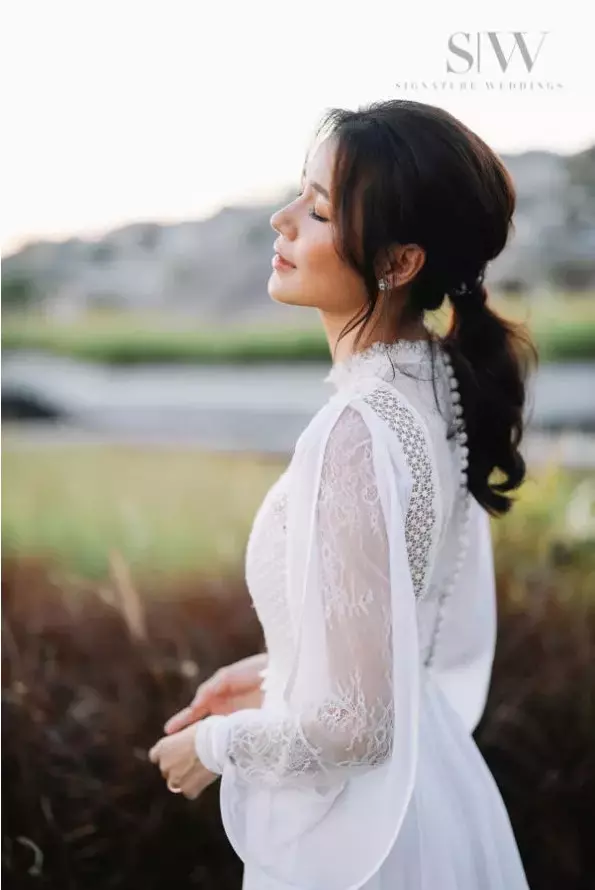 【sweet到出框!】黃翠如蕭正楠更多「婚禮花絮照」流出!新娘粉裸色禮服美到不要不要~